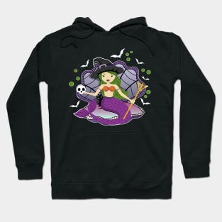 Halloween Witch Mermaid Hoodie